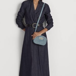 Lauren Ralph Lauren Suede Jordan Cross Body Bag