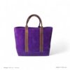 Polo RL Tote Bag – Da lộn tím lạ.