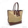 Polo Ralph Lauren Safari Canvas Leather Tote Bag
