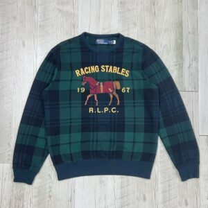POLO Ralph Lauren Plaid Fleece Graphic Sweatshirt
