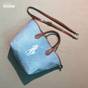 Polo Ralph Lauren Big Pony Denim Bellport Tote