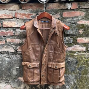 Ralph Lauren - Brown Leather Vest