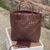 Leather Tote Bag - Coperto